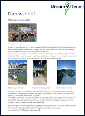 Klik hieronder voor onze laatste nieuwsbrief Nieuwsbrief